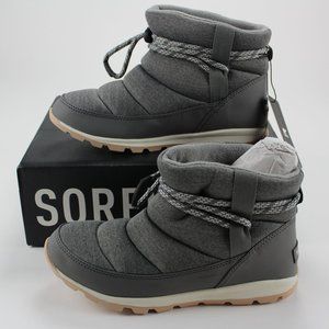 SOREL Whitney Short Snow Boots Women's Sz 7.5 NIB